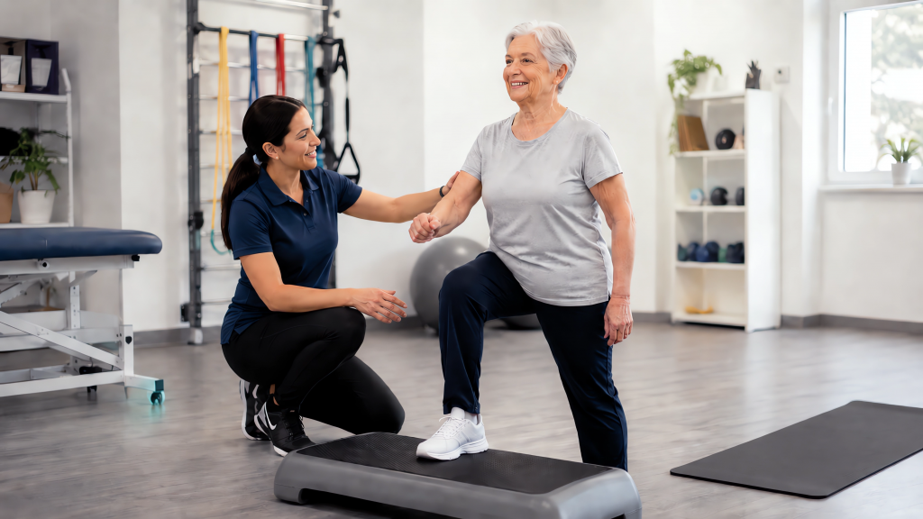 Physiotherapy session