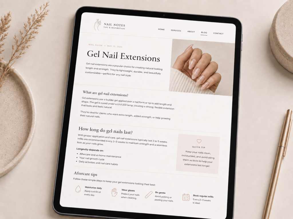 Gel Nail Extentions blog