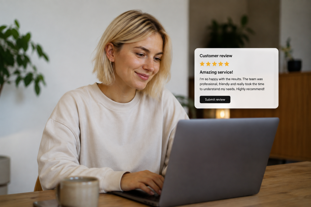 business website customer reviews