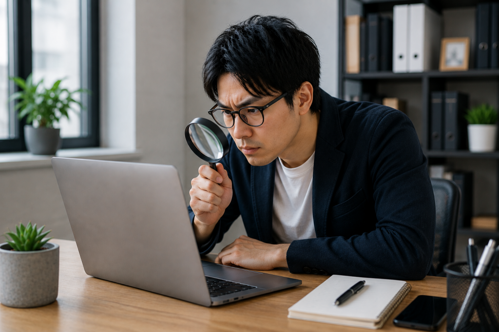 search and technical checks for business website