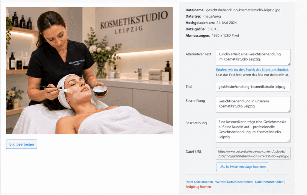 Professionelle Gesichtsbehandlung im Kosmetikstudio Leipzig